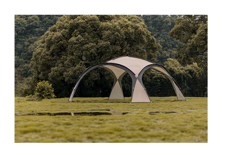 Cheap Goat Tents MOUNTAINHIKER 8 10Person Outdoor Camping Dome Tents Light Luxury Round Big Canopy Large Awning Pergola Tent